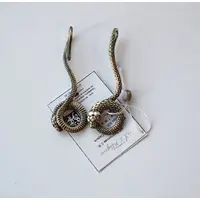 Серебряные серьги "Змея", изображение 5
