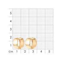 Базовые серьги кликеры из серебра 925 пробы, изображение 3