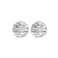 Серьги "Волны" из серебра 925 пробы