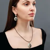 Серьги "День и ночь", изображение 2