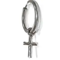 Серьга одиночная из серебра, изображение 3