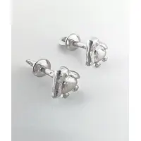 Серьги - пусеты Эстерелла, серебро, 925 проба, изображение 3