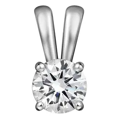 Подвеска с выращенным бриллиантом 0.300 ct