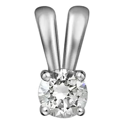 Подвеска с выращенным бриллиантом 0.310 ct