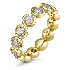 Кольцо с выращенными бриллиантами 2.480 ct