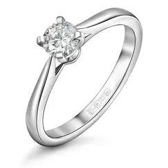 Кольцо с выращенным бриллиантом 0,352 ct