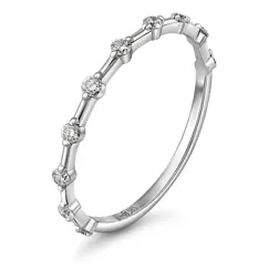 Кольцо с выращенными бриллиантами 0.211 ct