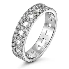 Кольцо с выращенными бриллиантами 1,097 ct