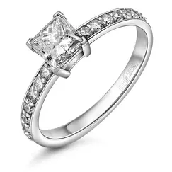 Кольцо с выращенными бриллиантами 0,968 ct