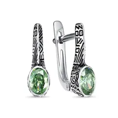 Ювелирные серьги из серебра 925 пробы