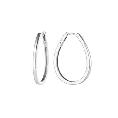Серьги капли из серебра 925 пробы