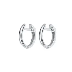 Серебряные серьги хупы из серебра 925 пробы