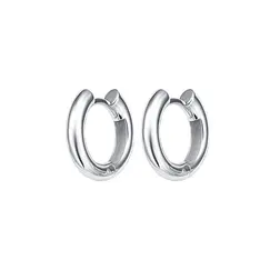 Серебряные серьги хупы из серебра 925 пробы
