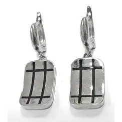 Ювелирные серьги из серебра 925 пробы