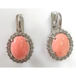 Ювелирные серьги из серебра 925 пробы