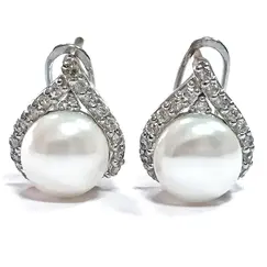 Ювелирные серьги из серебра