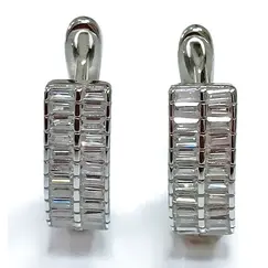 Ювелирные серьги из серебра 925 пробы