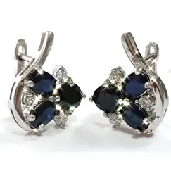 Ювелирные серьги из серебра