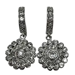 Ювелирные серьги из серебра