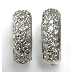 Ювелирные серьги из серебра