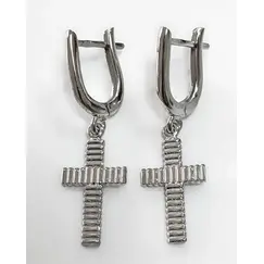 Ювелирные серьги из серебра