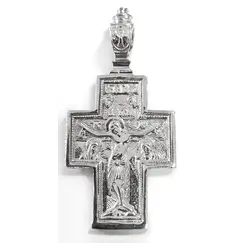 Ювелирный крест из серебра 925 пробы