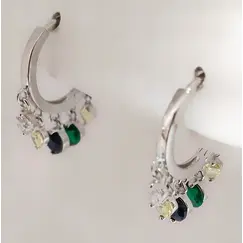 Ювелирные серьги из серебра 925 пробы