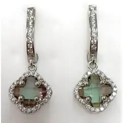 Ювелирные серьги из серебра 925 пробы