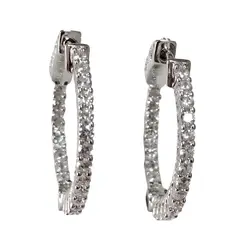 Ювелирные серьги из серебра