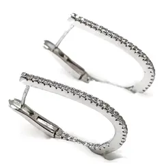 Ювелирные серьги из серебра