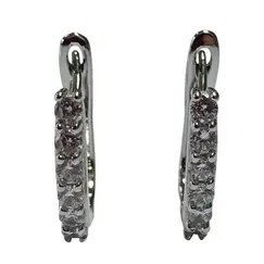 Ювелирные серьги из серебра