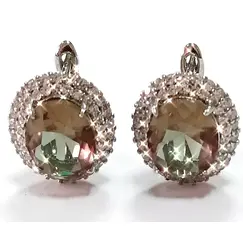 Ювелирные серьги из серебра