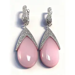 Ювелирные серьги из серебра 925 пробы