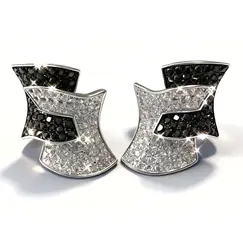 Ювелирные серьги из серебра 925 пробы