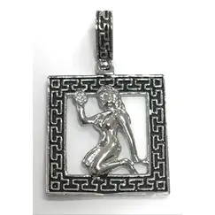Ювелирная подвеска из серебра Дева