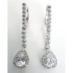 Серьги ювелирные Эстерелла, серебро 925 пробы