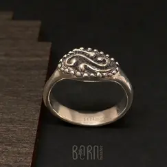Серебряная печатка "Гармония"