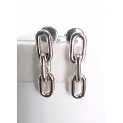 Серьги пусеты Эстерелла, серебро, 925 проба, родирование/Ф