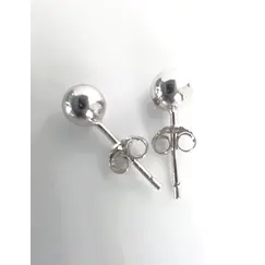Серьги пусеты Эстерелла, серебро, 925 проба, родированные/Ф