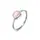 Серебряное кольцо Натуральный Rose Quartz, Размер Кольца: 18