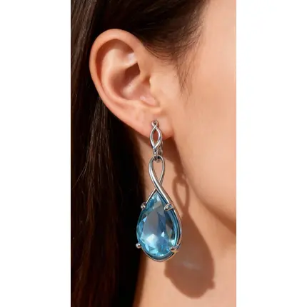 Ювелирные серьги из серебра 925 пробы, изображение 3