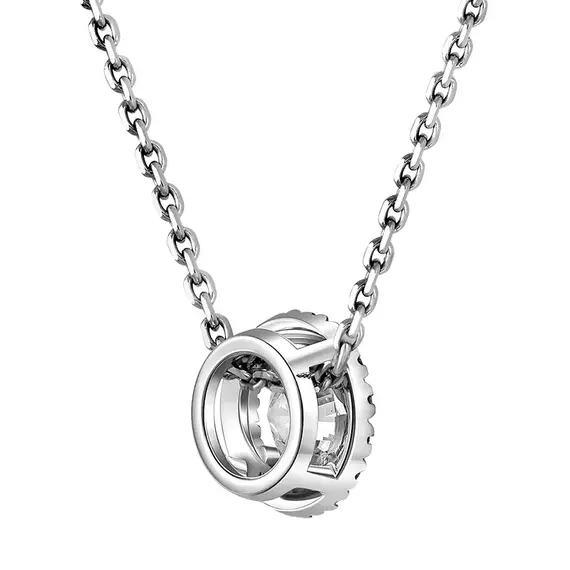 Колье с выращенными бриллиантами 0.648 ct, изображение 2