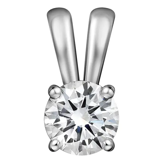 Подвеска с выращенным бриллиантом 0.300 ct