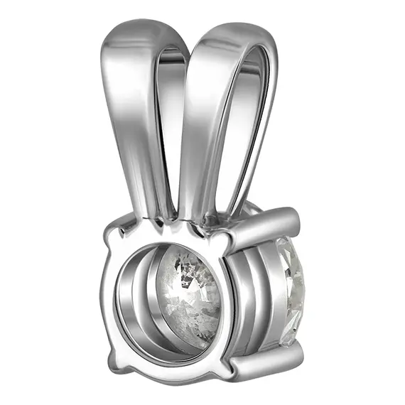 Подвеска с выращенным бриллиантом 0.300 ct, изображение 2