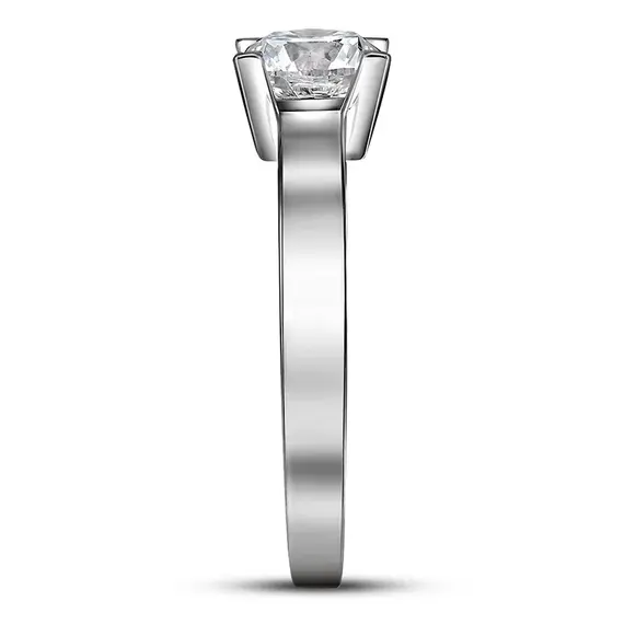 Кольцо с выращенным бриллиантом 1.088 ct, изображение 4