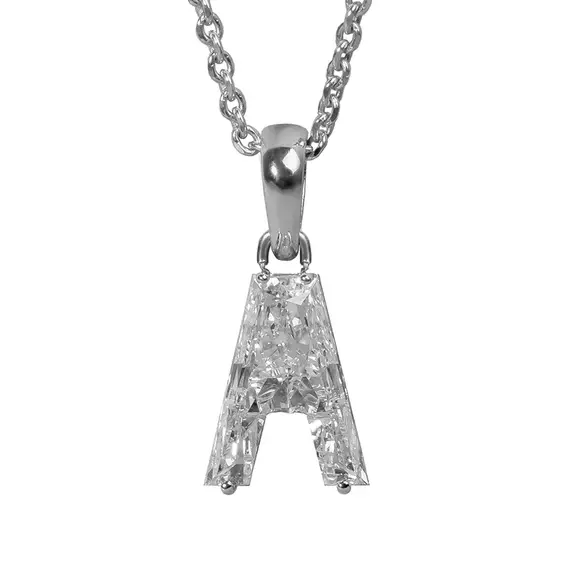 Подвеска-Буква А из бриллианта 1.742 ct