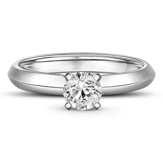 Кольцо с выращенным бриллиантом 0.459 ct, изображение 3