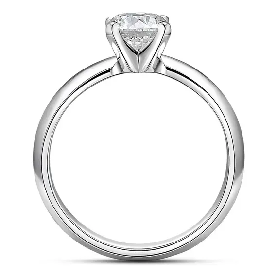 Кольцо с выращенным бриллиантом 0.816 ct, изображение 3