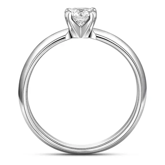 Кольцо с выращенным бриллиантом 0.459 ct, изображение 4