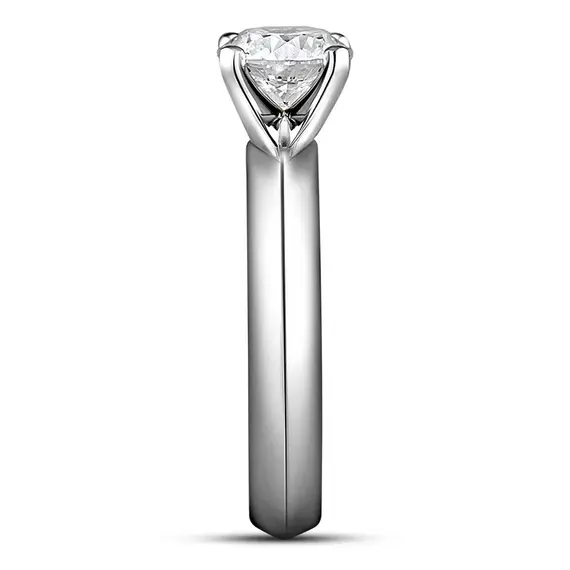 Кольцо с выращенным бриллиантом 0.816 ct, изображение 4